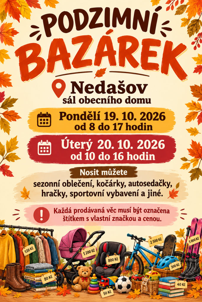 Podzimní bazárek 2026