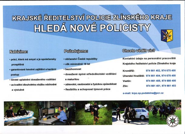 Hledáme nové policisty