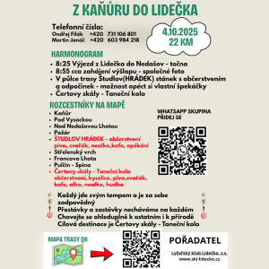 Výšlap z Kaňůru do Lidečka