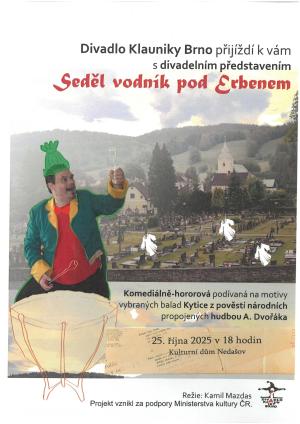 Divadelní představení Seděl vodník pod Erbenem