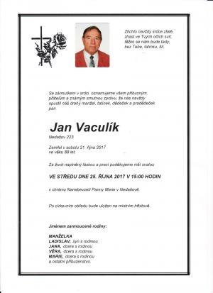 Jan Vaculík, Nedašov 223 1