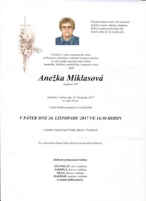 Anežka Miklasová, Nedašov 207