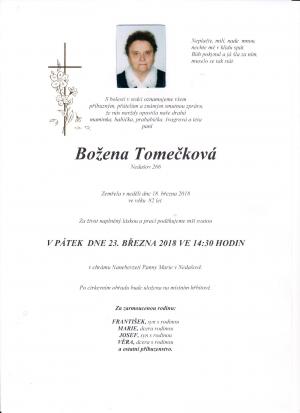 Božena Tomečková, Nedašov 266