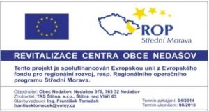 Revitalizace centra obce Nedašov