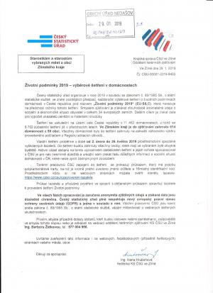 Výběrové šetření v domácnostech