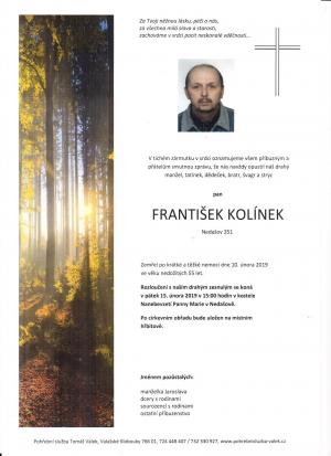 František Kolínek, Nedašov čp. 351