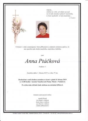 Anna Ptáčková, Nedašov čp. 3 1