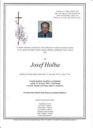 Josef Holba, Nedašov čp. 10