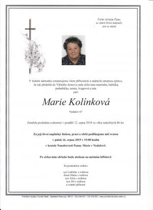 Marie Kolínková, Nedašov čp. 67