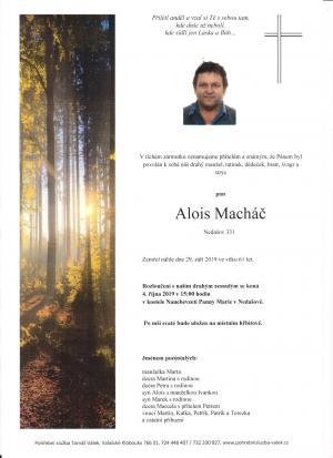 Alois Macháč, Nedašov čp. 331