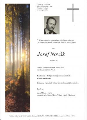 Josef Novák, Nedašov čp. 58