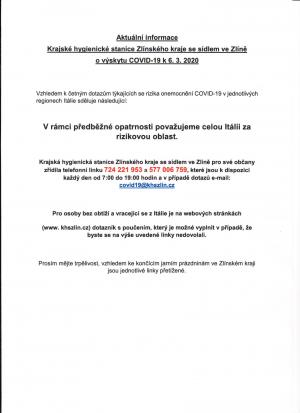 Aktuální informace