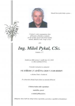 Ing. Miloš Pykal CSc., Nedašov 177