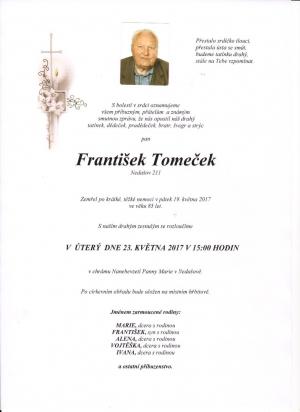 František Tomeček, Nedašov čp. 211