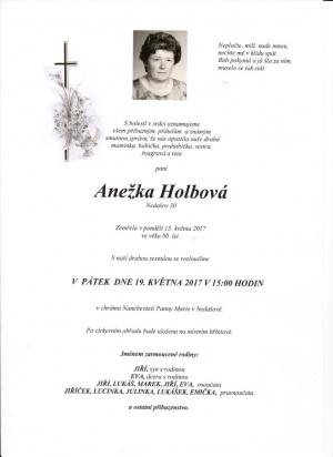 Anežka Holbová, Nedašov čp. 30
