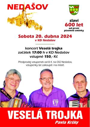 Koncert Veselé trojky