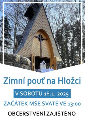 Zimní pouť na Hložci
